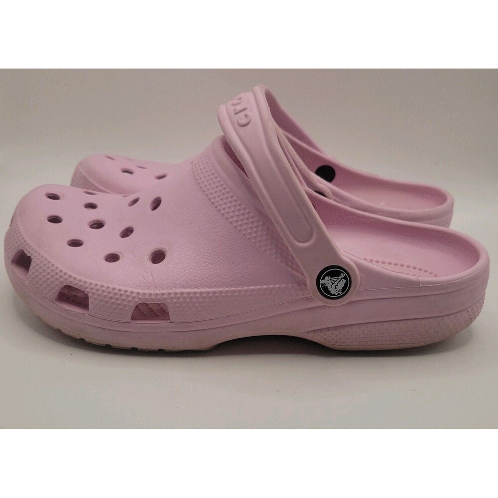 Crocs Slip On Unisex Adult Pink Men's 7 / Women 9 Clog